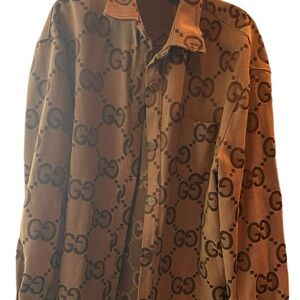Gucci Brown Monogram Jacket